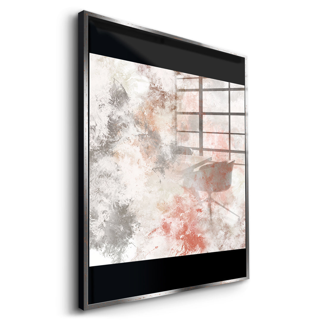 DOTCOMCANVAS Still, not empty Acrylglasbild Seitenansicht Silberner Rahmen