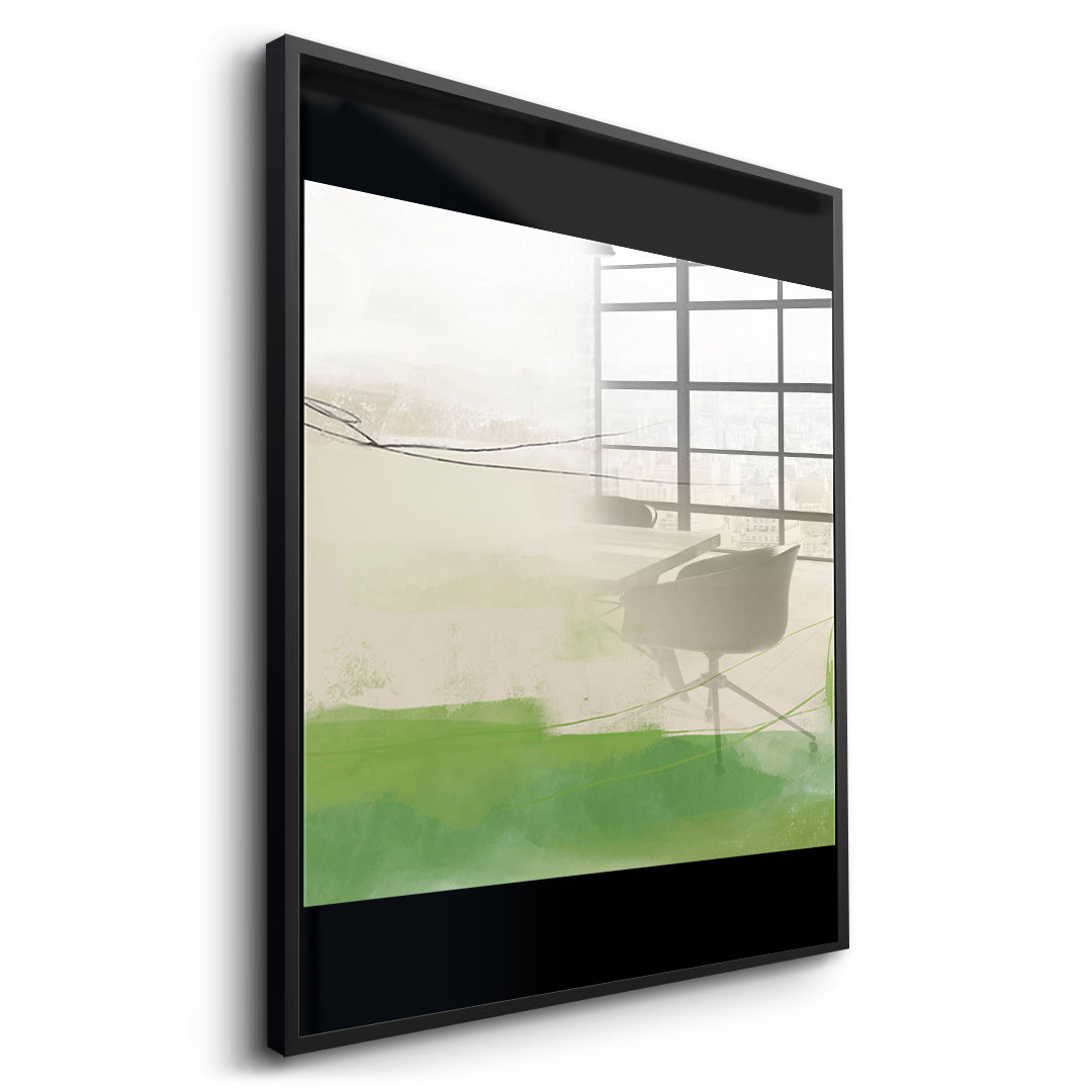 DOTCOMCANVAS What stayed Acrylglasbild side Schwarzer Rahmen