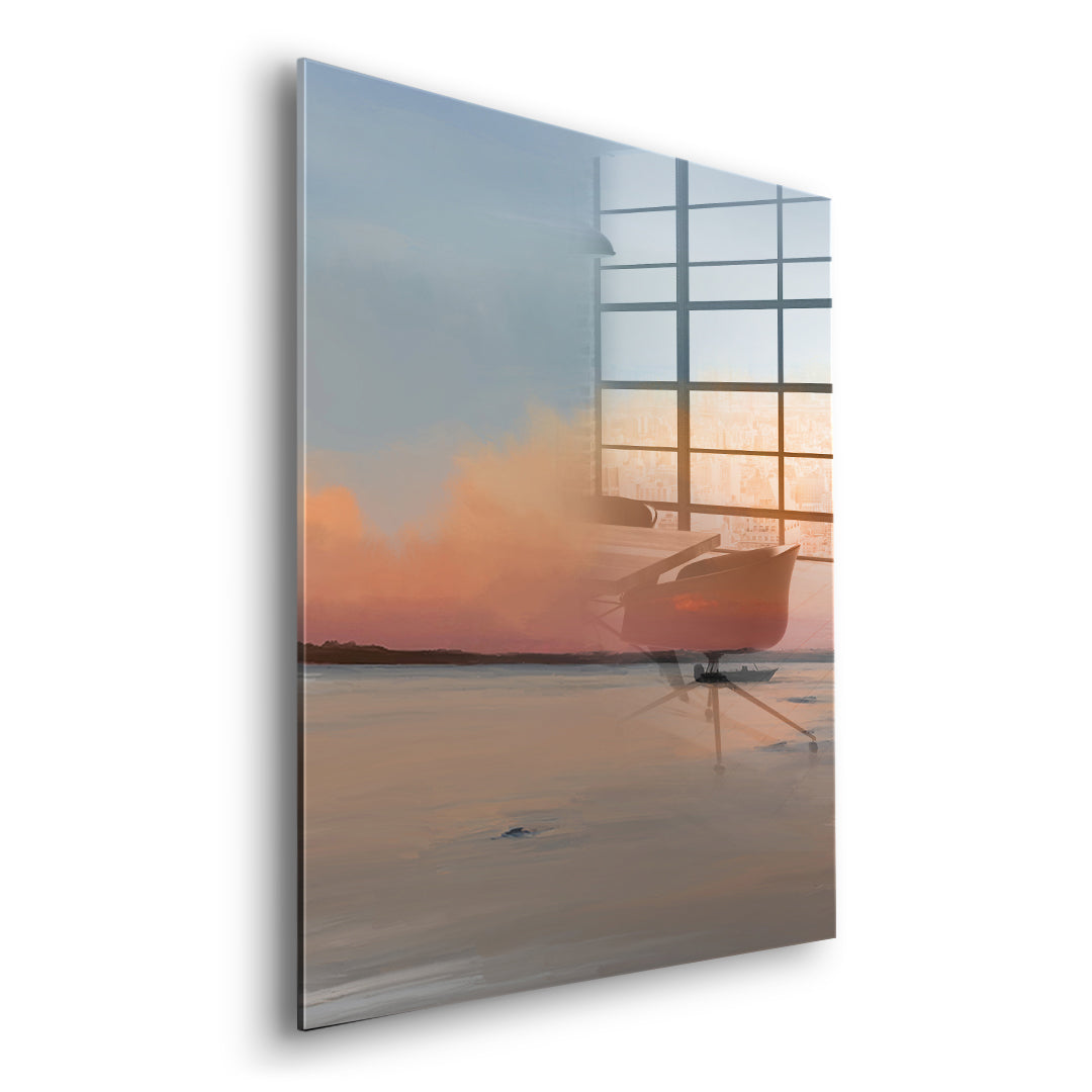DOTCOMCANVAS Porto Rico Acrylglasbild Seitenansicht ohne Rahmen
