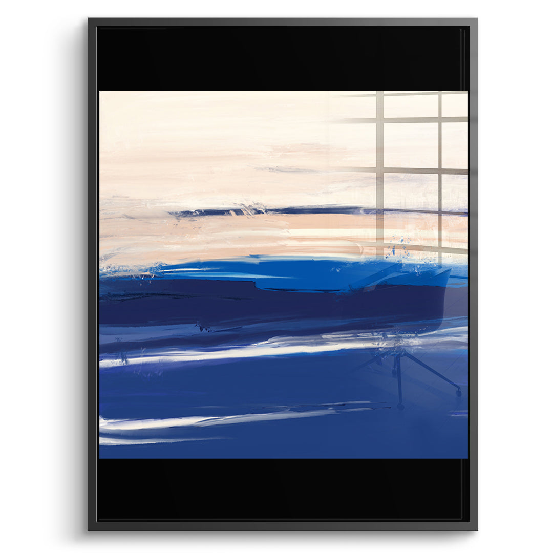 DOTCOMCANVAS As it was enough Acrylglasbild Vorderansicht Schwarz