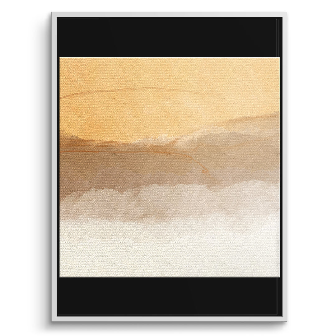 DOTCOMCANVAS In soft time Leinwandbild Vorderansicht mit weißem Rahmen