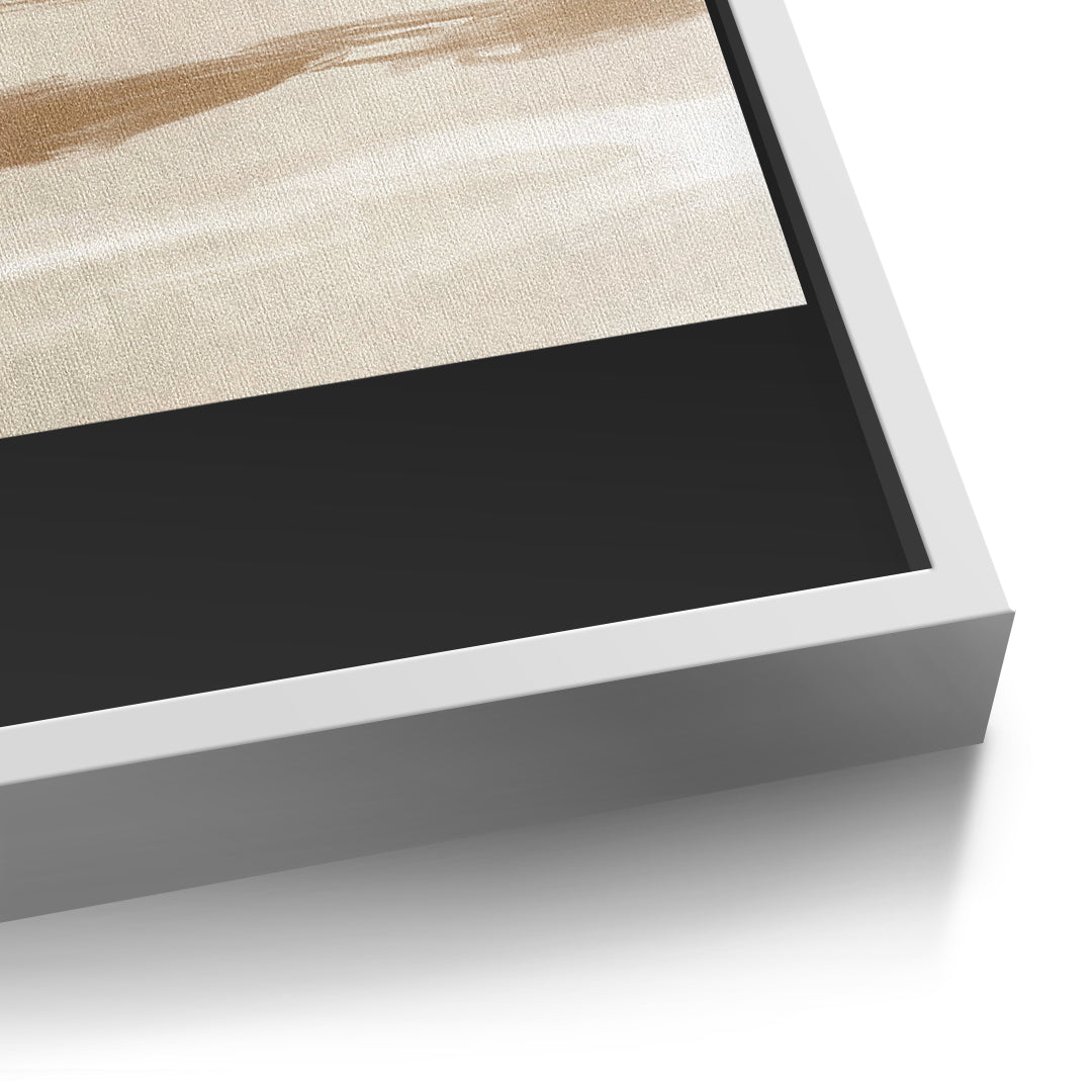 DOTCOMCANVAS A gentle after Leinwandbild Detailansicht weißer Rahmen