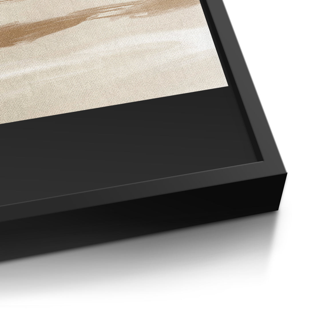 DOTCOMCANVAS A gentle after Leinwandbild Detailansicht schwarzer Rahmen