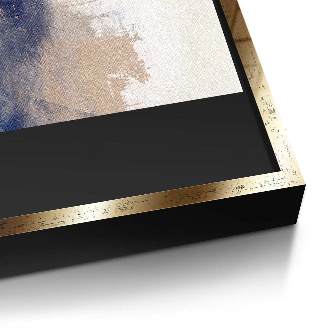 DOTCOMCANVAS A pause that breathed Leinwandbild Detailansicht goldener Rahmen