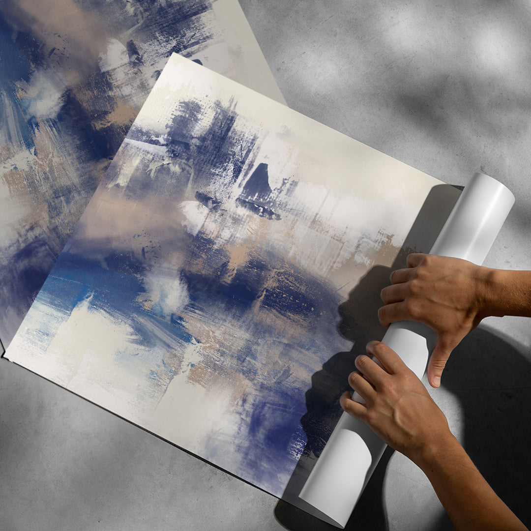 DOTCOMCANVAS A pause that breathed Poster gerollt