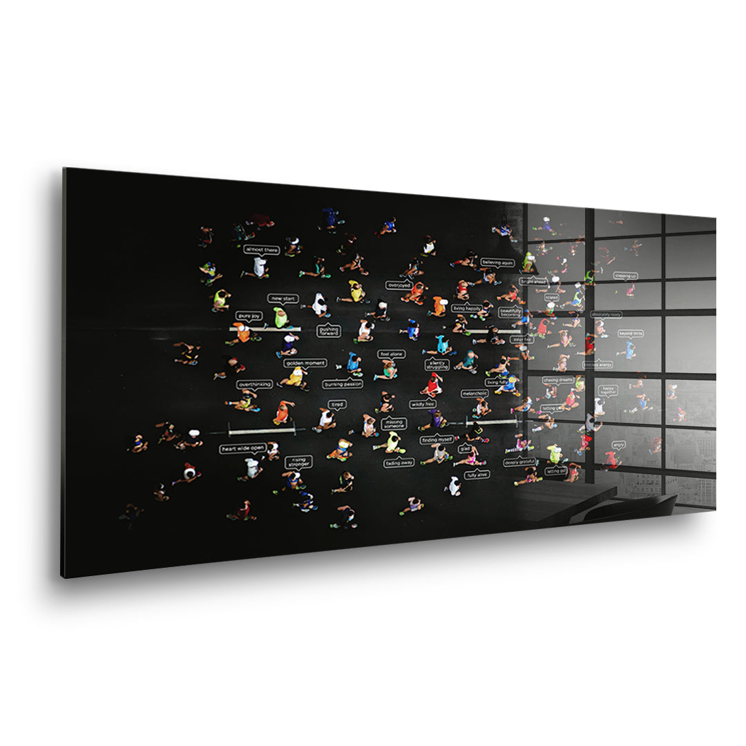 Acrylglasbild Small people thing Seite Ohne Rahmen