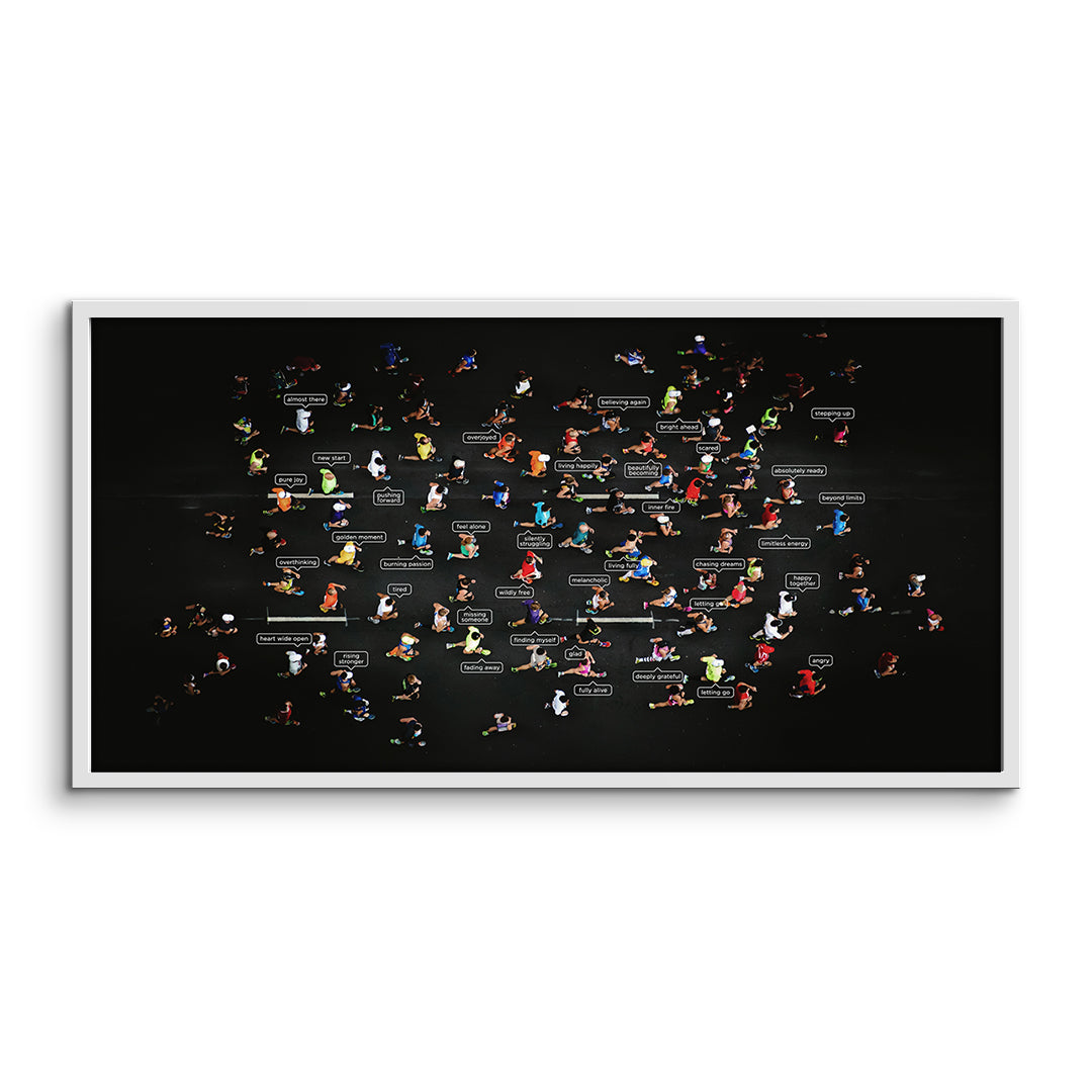 Poster Small people thing gerahmt