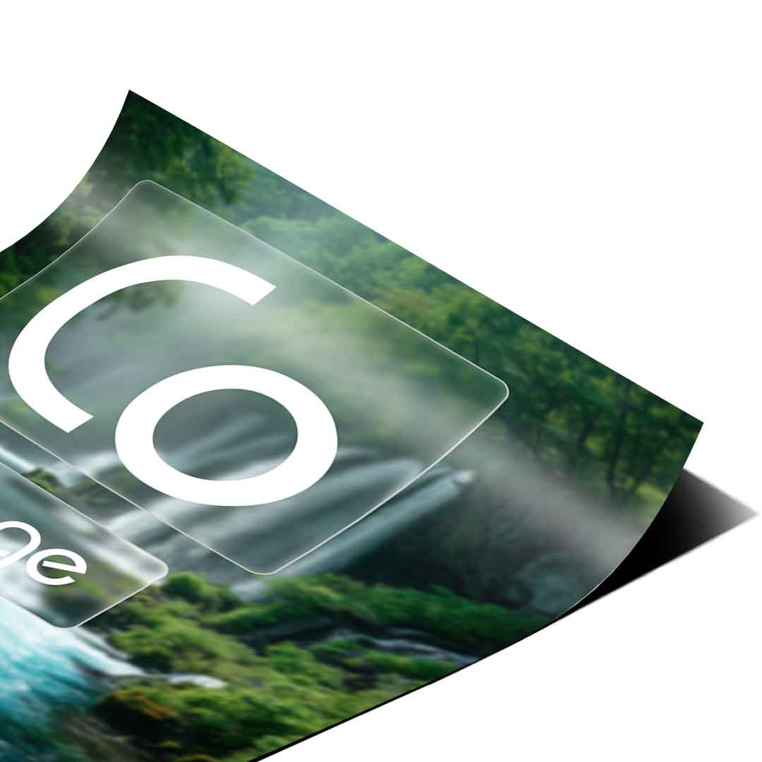 DOTCOMCANVAS® Courage (Co) Poster Version Farbig – Eck-Detail 2