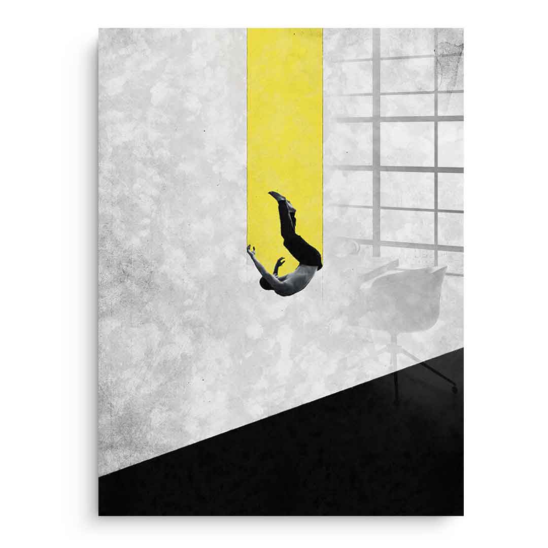 DOTCOMCANVAS® The great fall Acrylglasbild – Vorderansicht ohne Rahmen