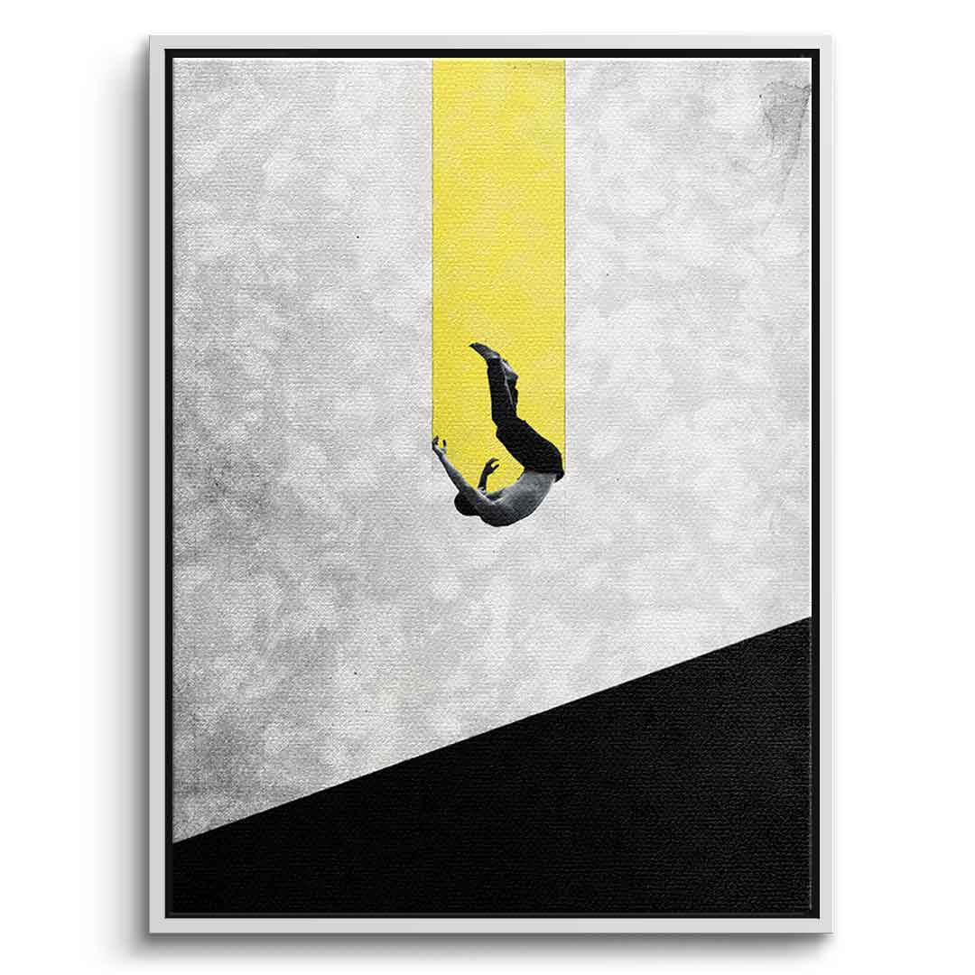 DOTCOMCANVAS® The great fall Leinwandbild – Weißer Rahmen