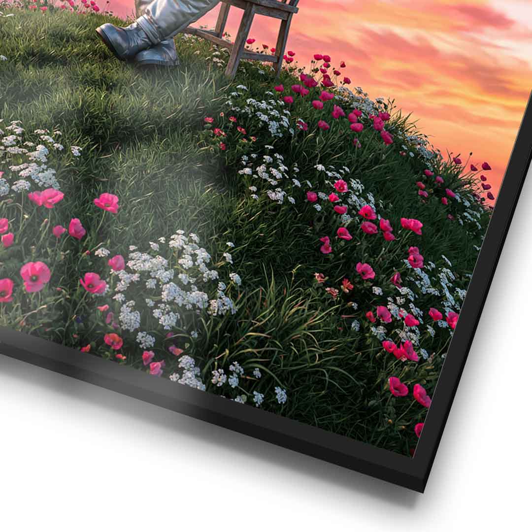 DOTCOMCANVAS® Astronaut's Big Dreams Poster – Detail