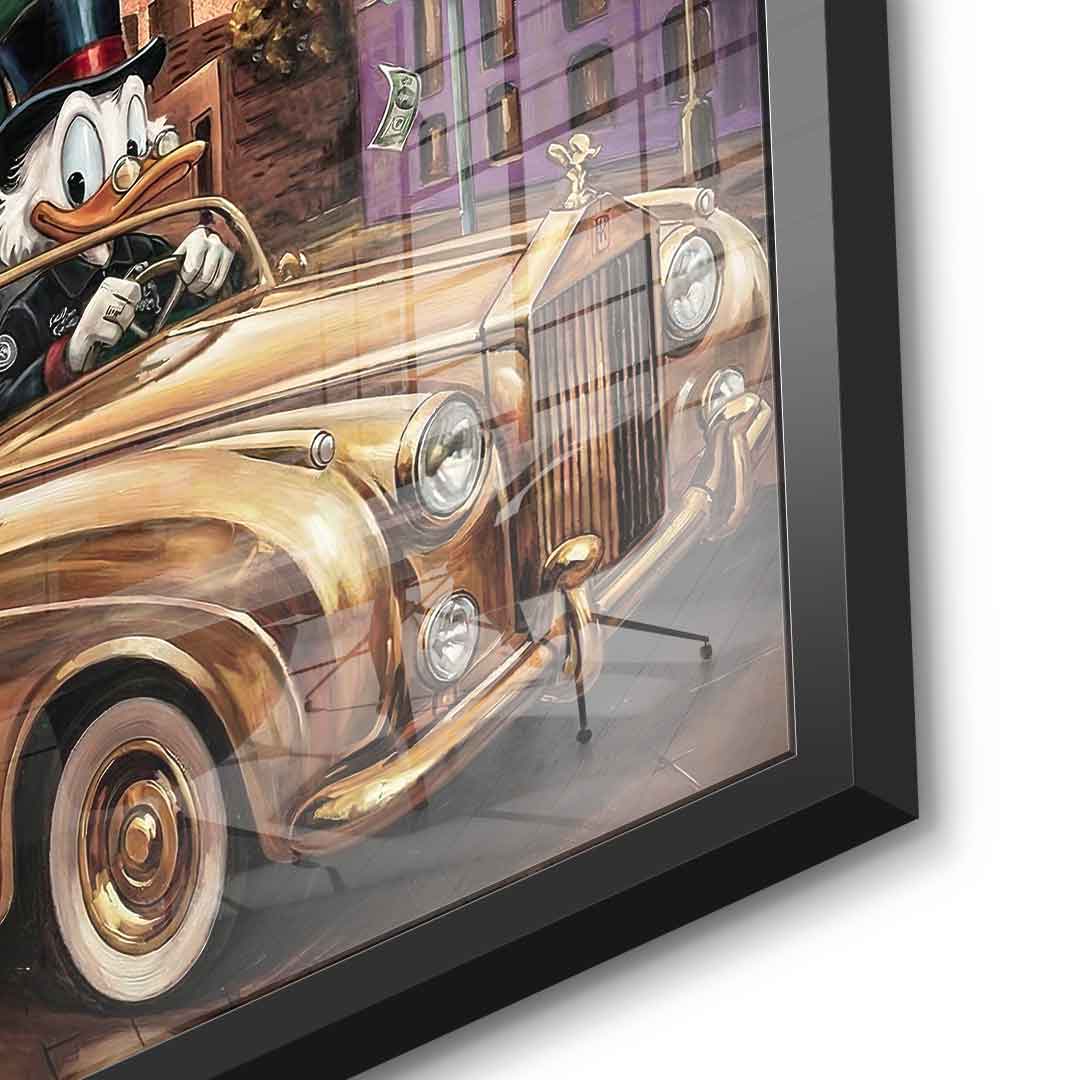 DOTCOMCANVAS New York Vibe Acrylglasbild Detailansicht Schwarz Rahmen