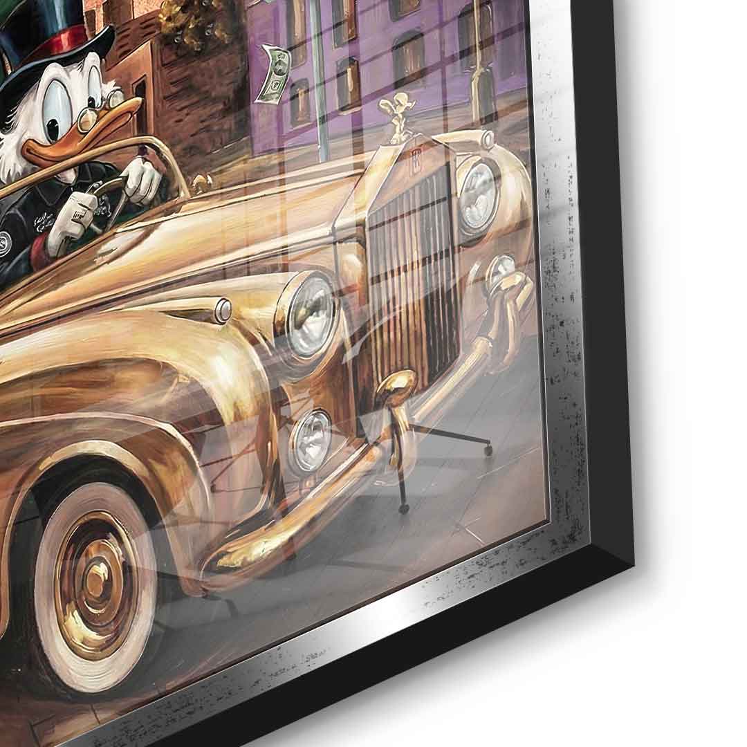 DOTCOMCANVAS New York Vibe Acrylglasbild Detailansicht Silber Rahmen