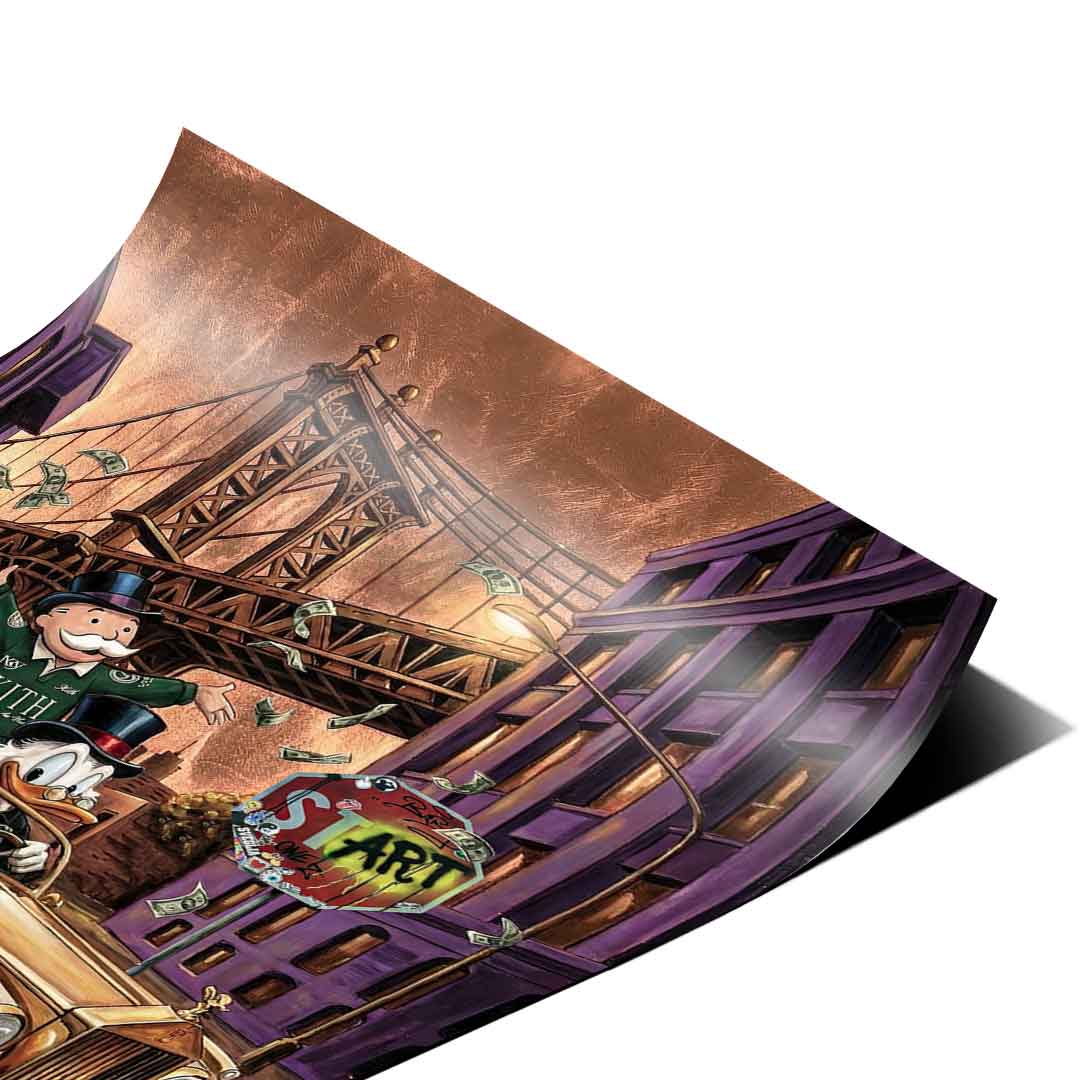 DOTCOMCANVAS New York Vibe Poster Ecken Detailansicht 2