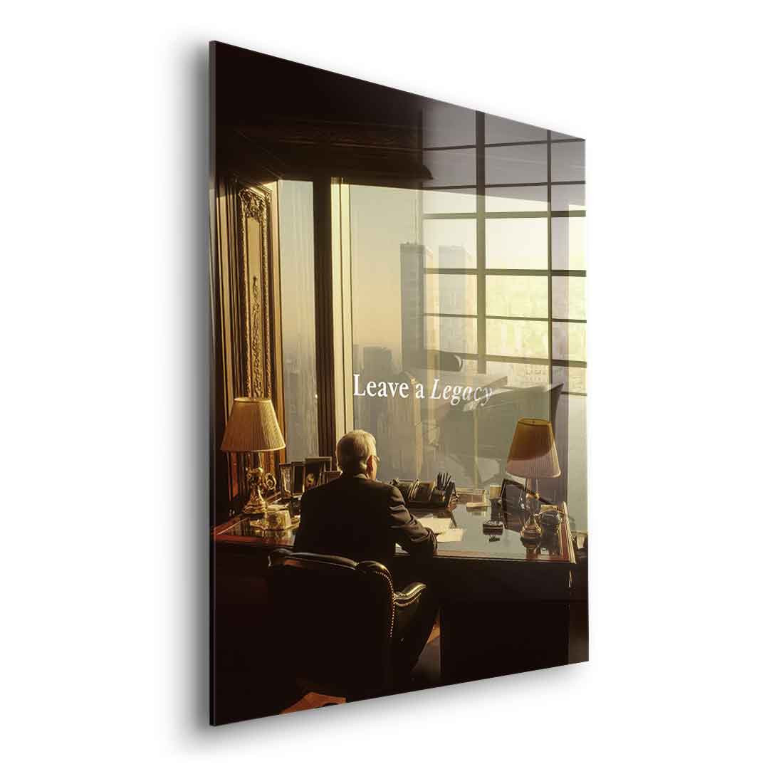 DOTCOMCANVAS Leave a Legacy Acrylglasbild – Seitenansicht ohne Rahmen