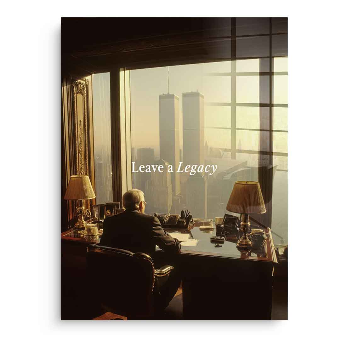 DOTCOMCANVAS Leave a Legacy Acrylglasbild – Vorderansicht ohne Rahmen
