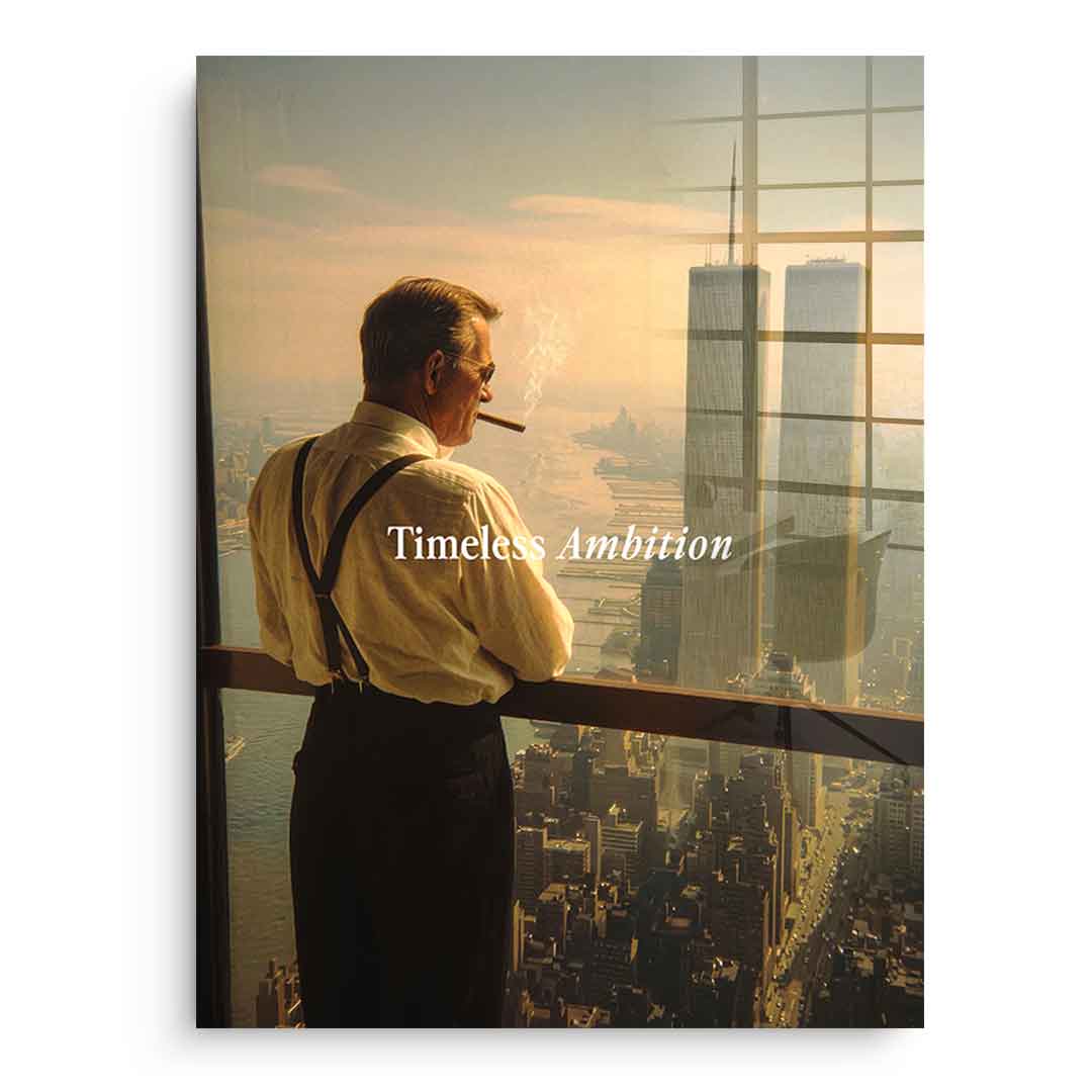 DOTCOMCANVAS Timeless Ambition Acrylglasbild Frontansicht ohne Rahmen