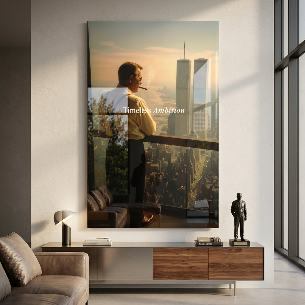 DOTCOMCANVAS Timeless Ambition Acrylglasbild im Wohnraum