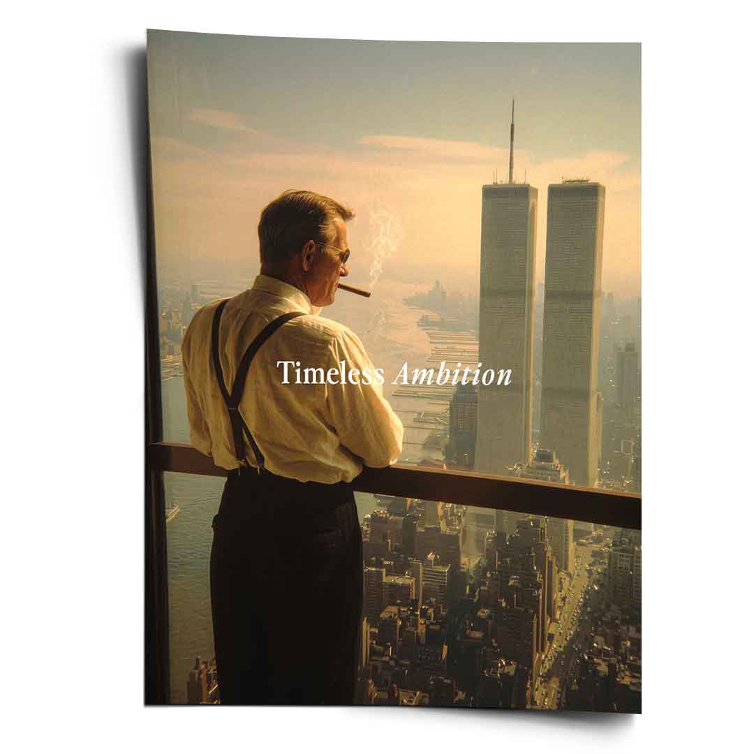 DOTCOMCANVAS Timeless Ambition Poster Frontansicht