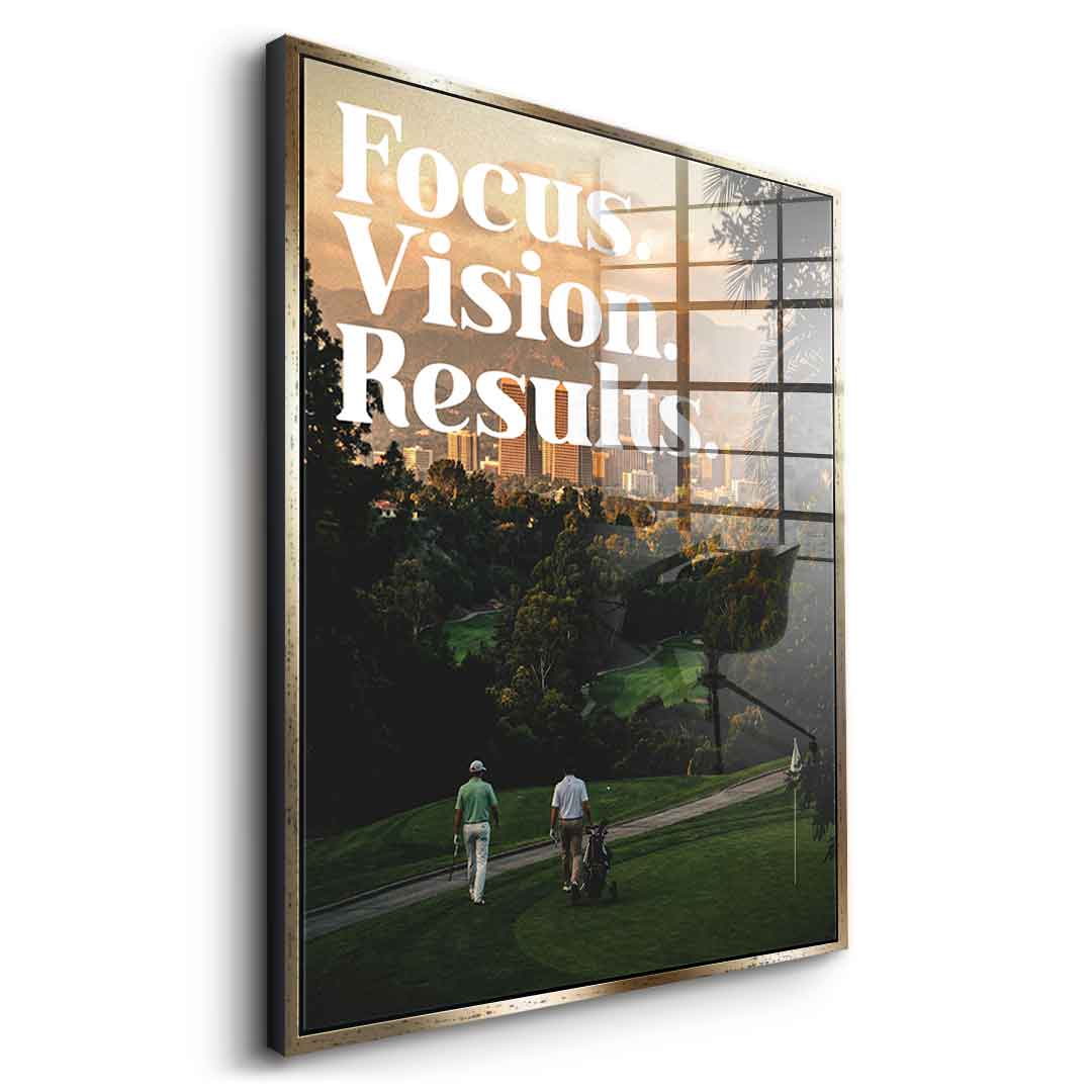 Focus. Vision. Results. Seitenansicht