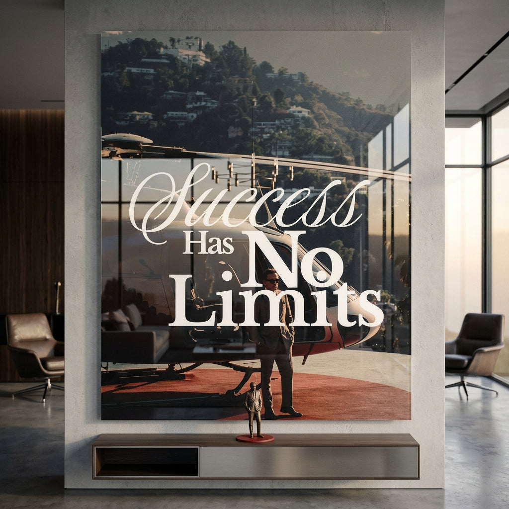 Success has no limits Acrylglasbild Raum