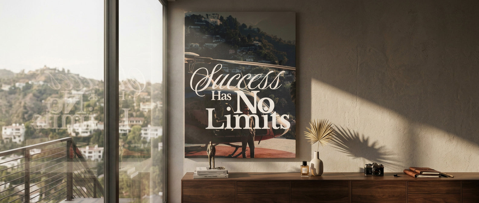 Success has no limits Leinwandbild Banner