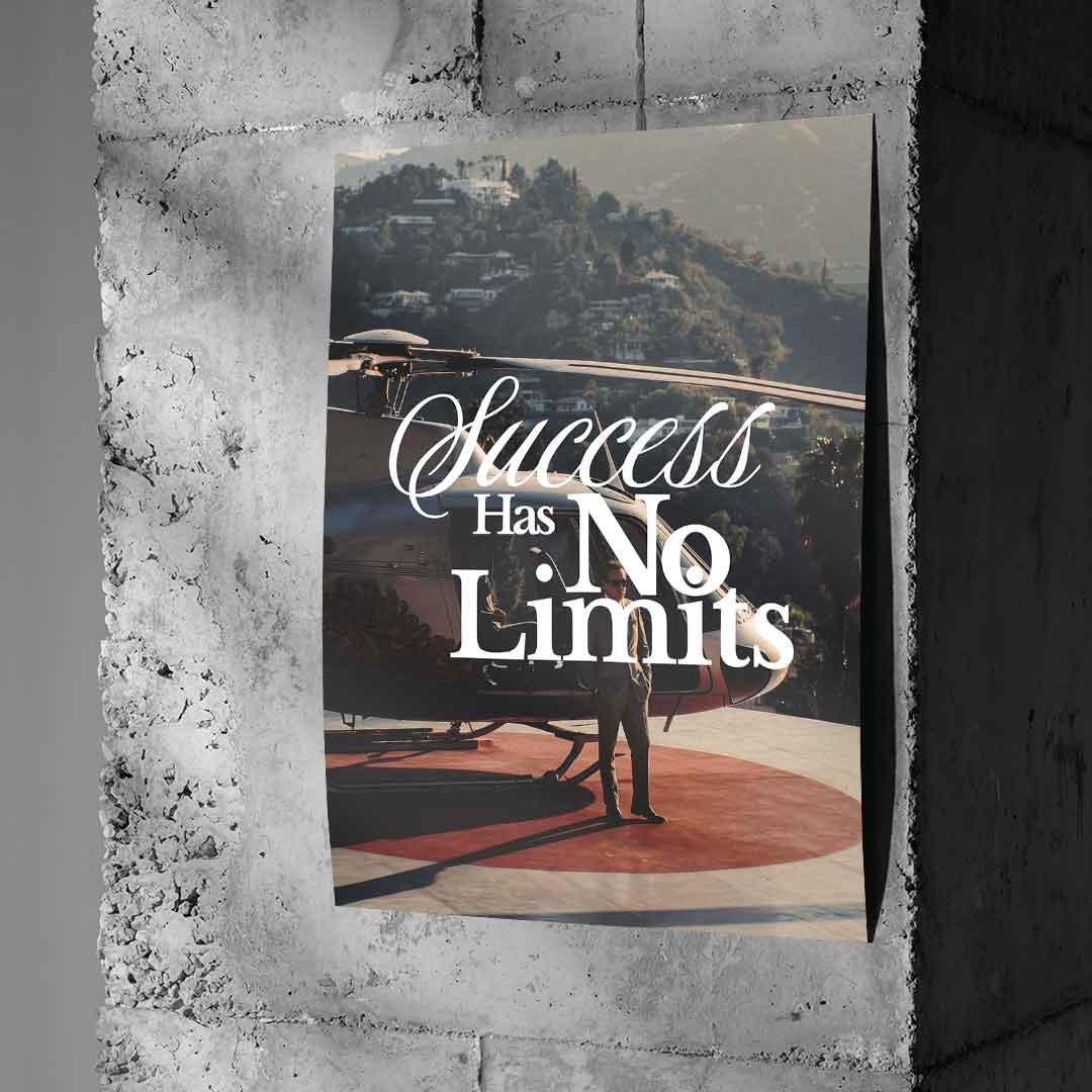 Success has no limits Poster Wand