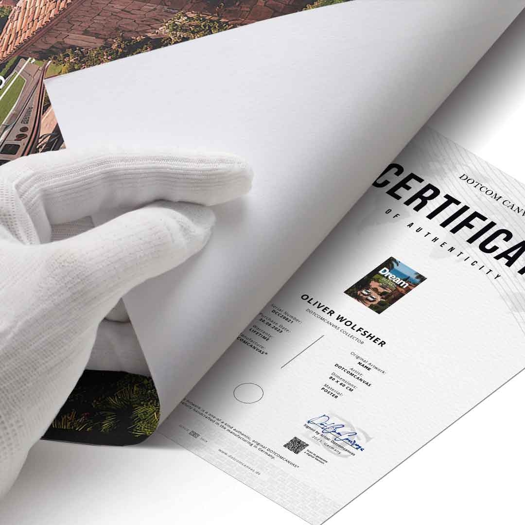 Dream in Excess Poster Certificat