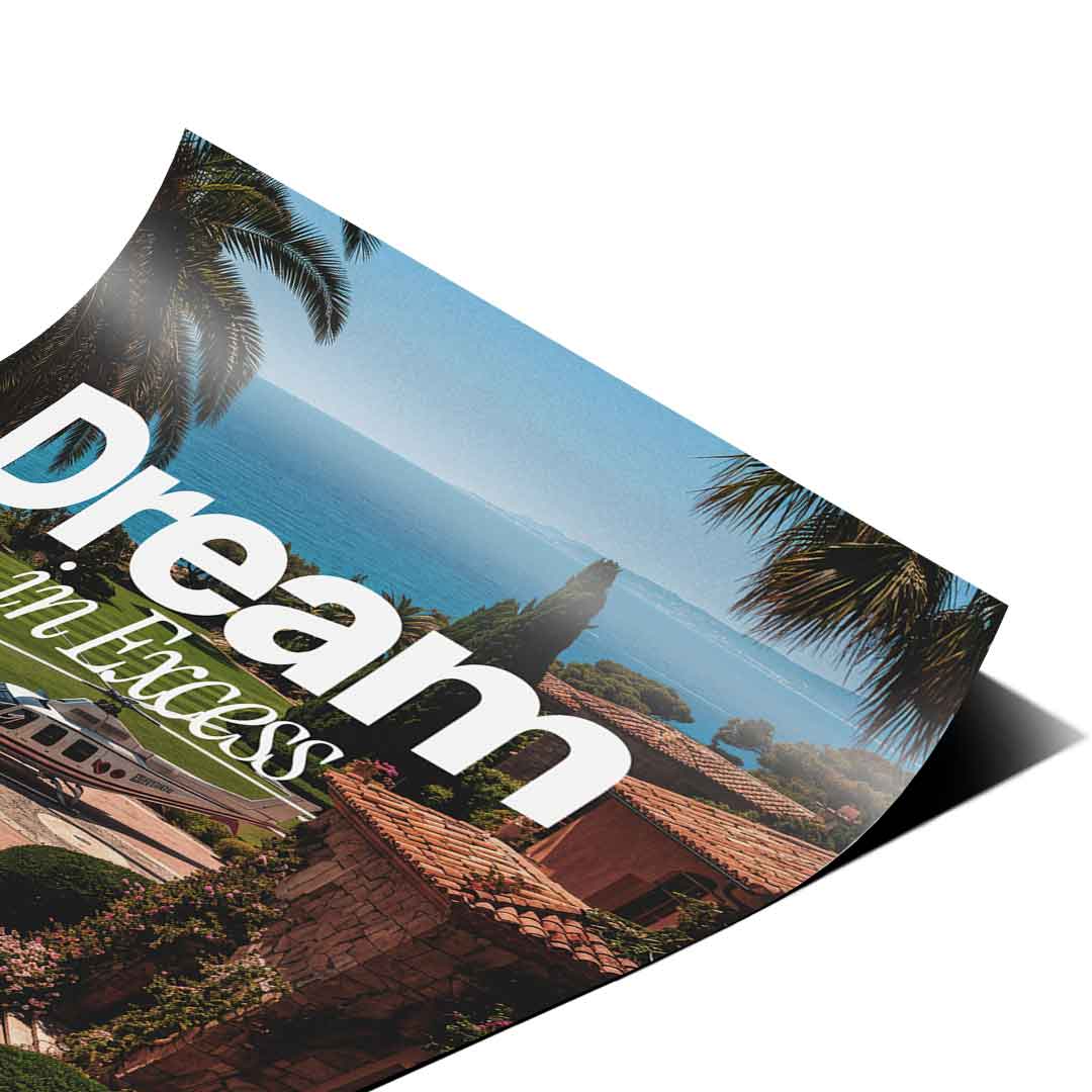 Dream in Excess Poster Corner Detail 2