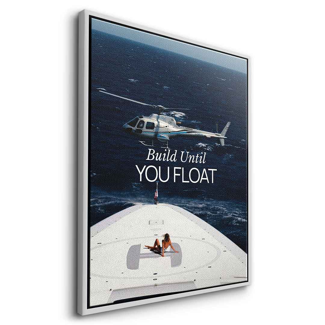Build Until You Float Canvas 12