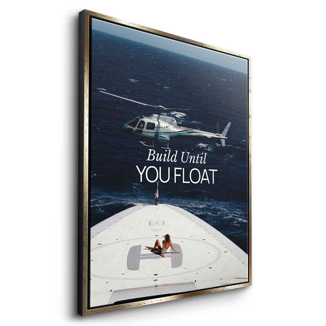 Build Until You Float Canvas 14