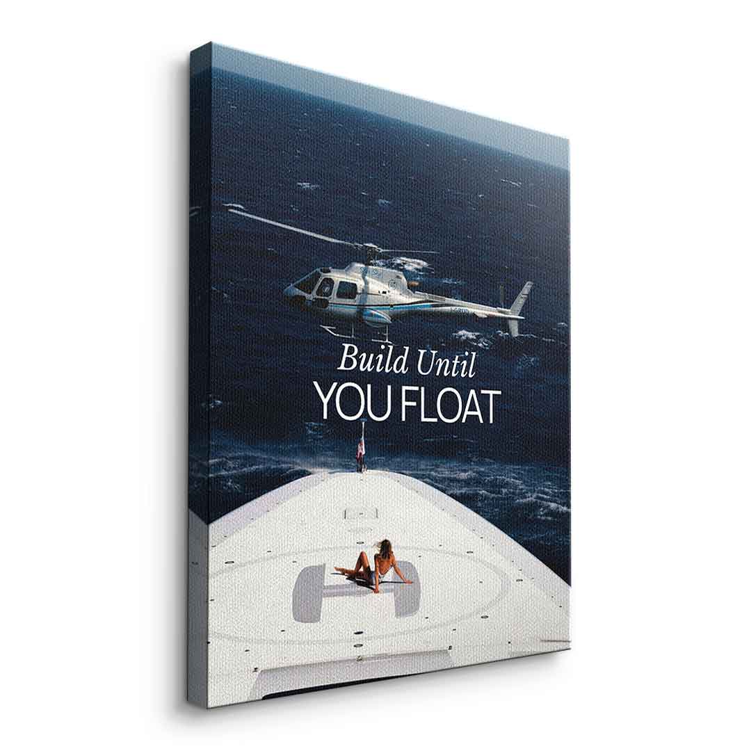 Build Until You Float Canvas 15