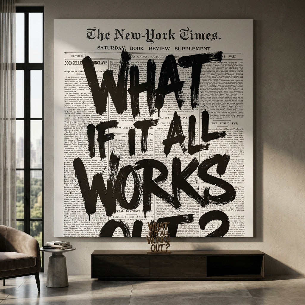 What if it all works out Canvas Room