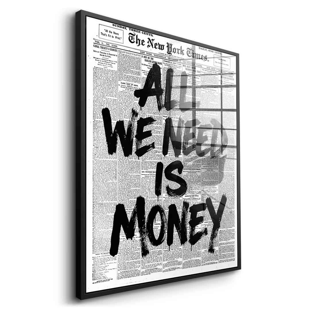All we need is money - Side Schwarz