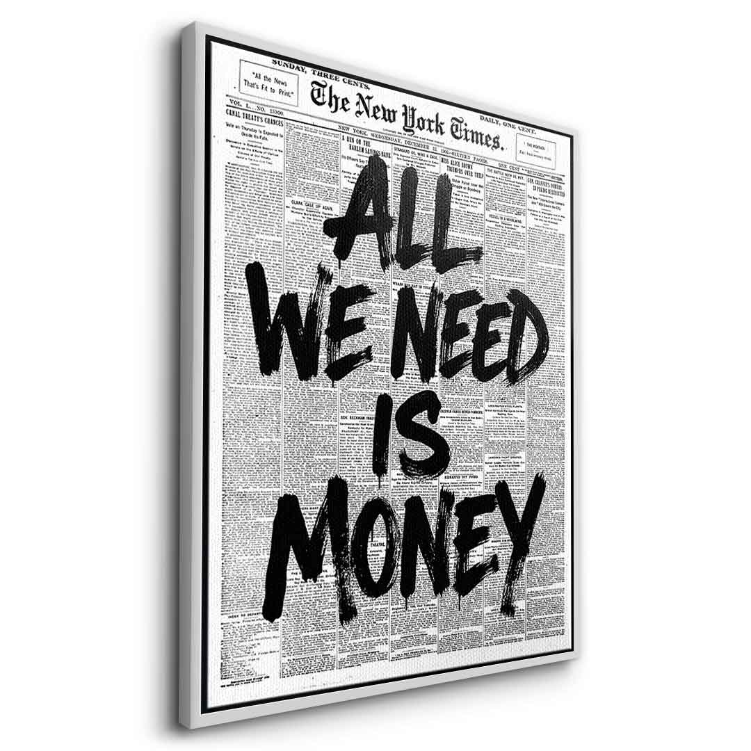 All we need is money - Side Silber