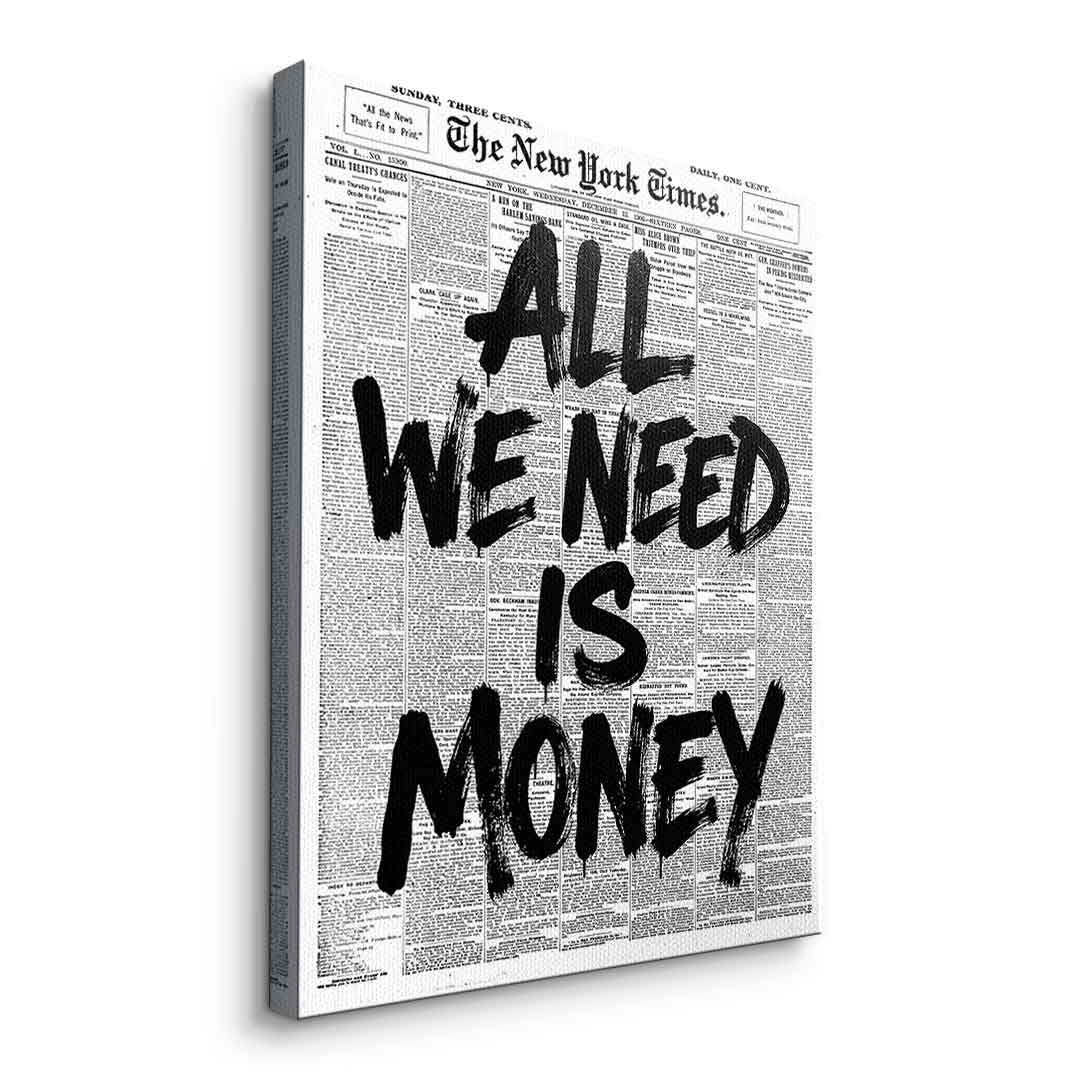 All we need is money - Side Ohne Rahmen