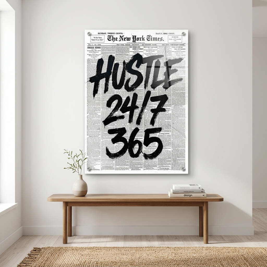 Hustle 24/7 Acrylglas Room