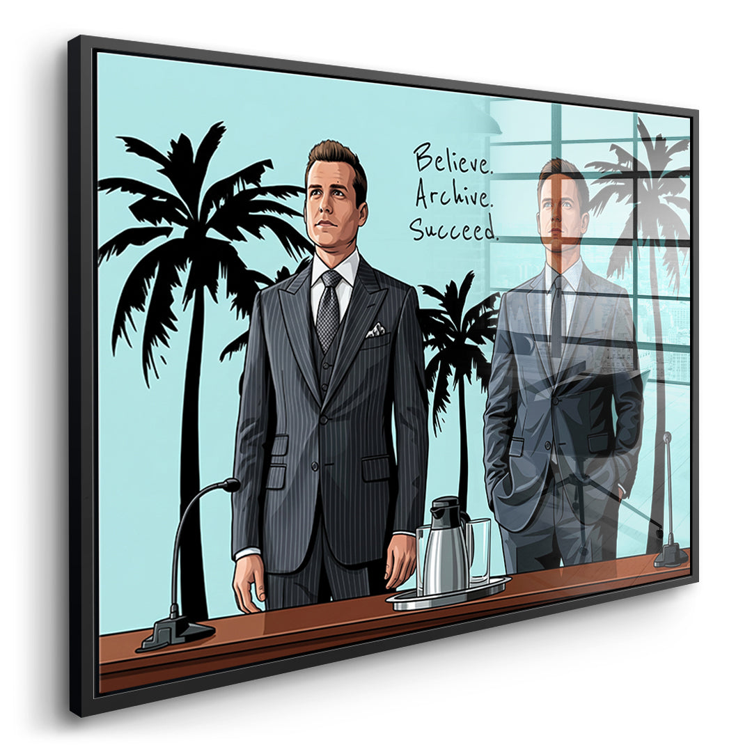 detail black frame