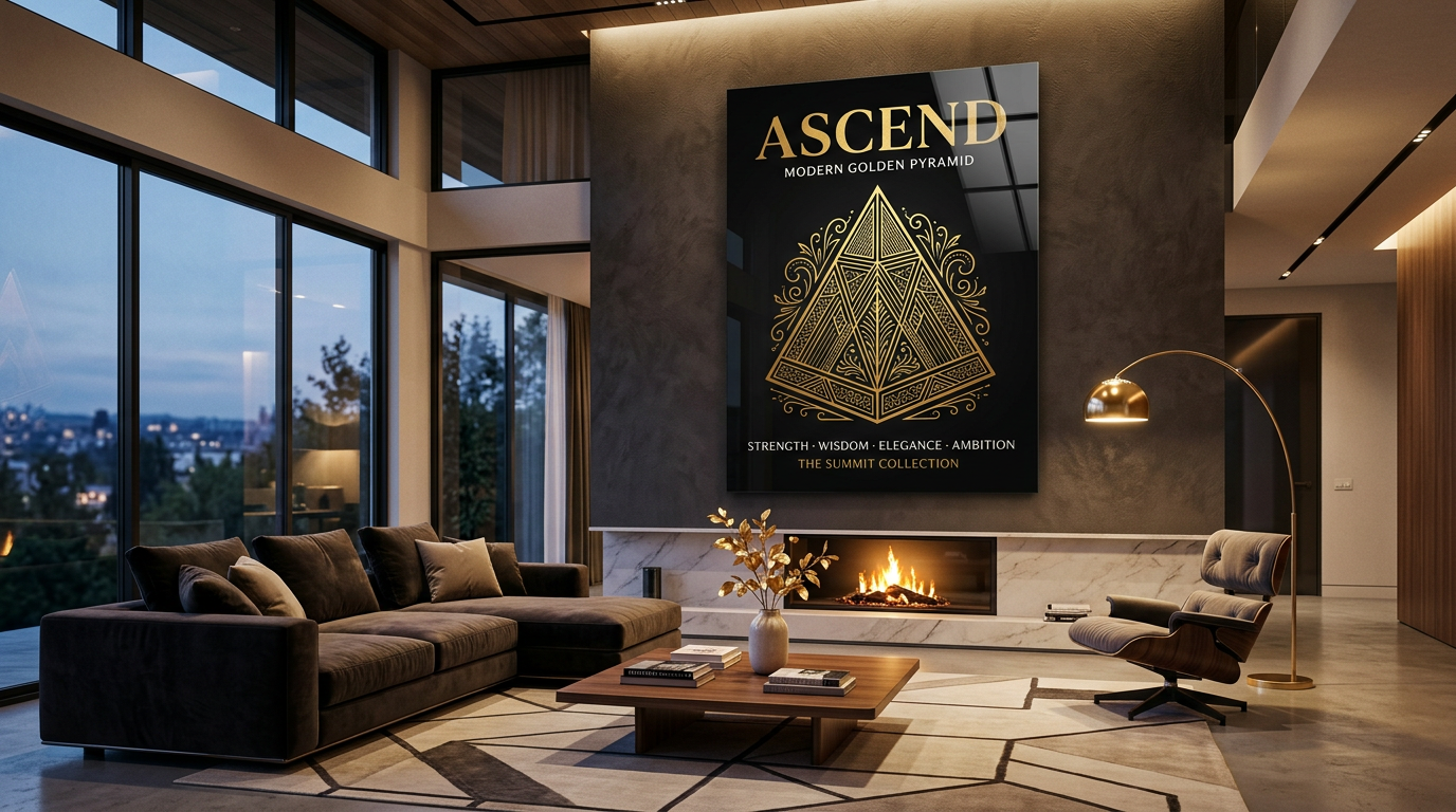 Elite Pyramide Acrylglas Banner