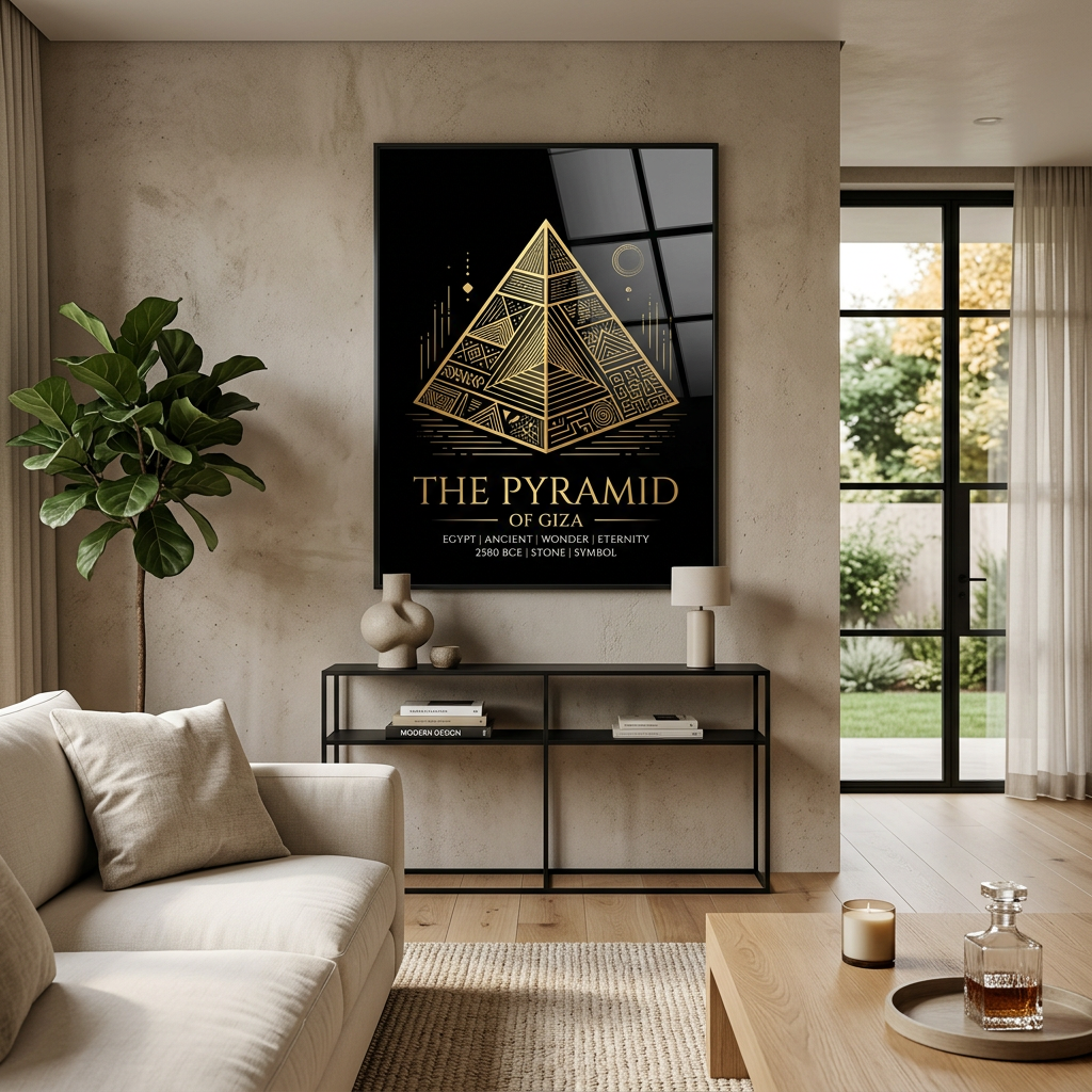 Elite Pyramide Acrylglas im Wohnraum
