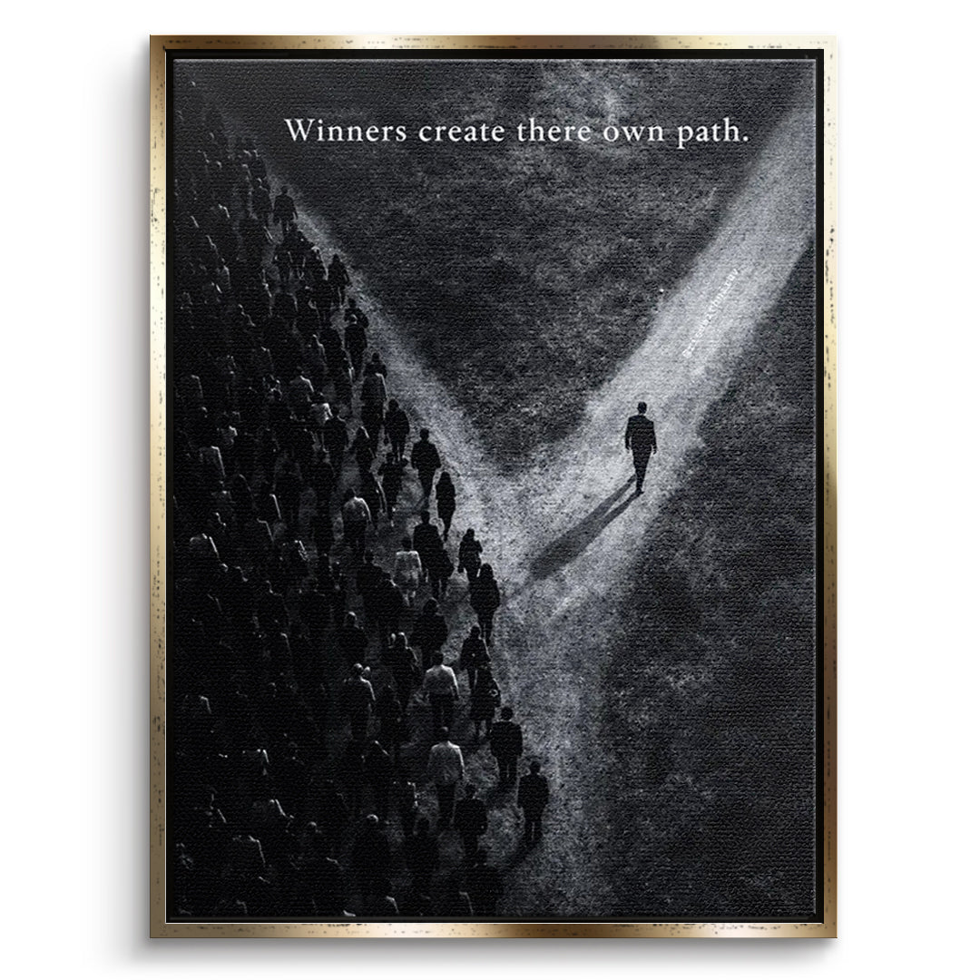 Winners Path Leinwand front_gf