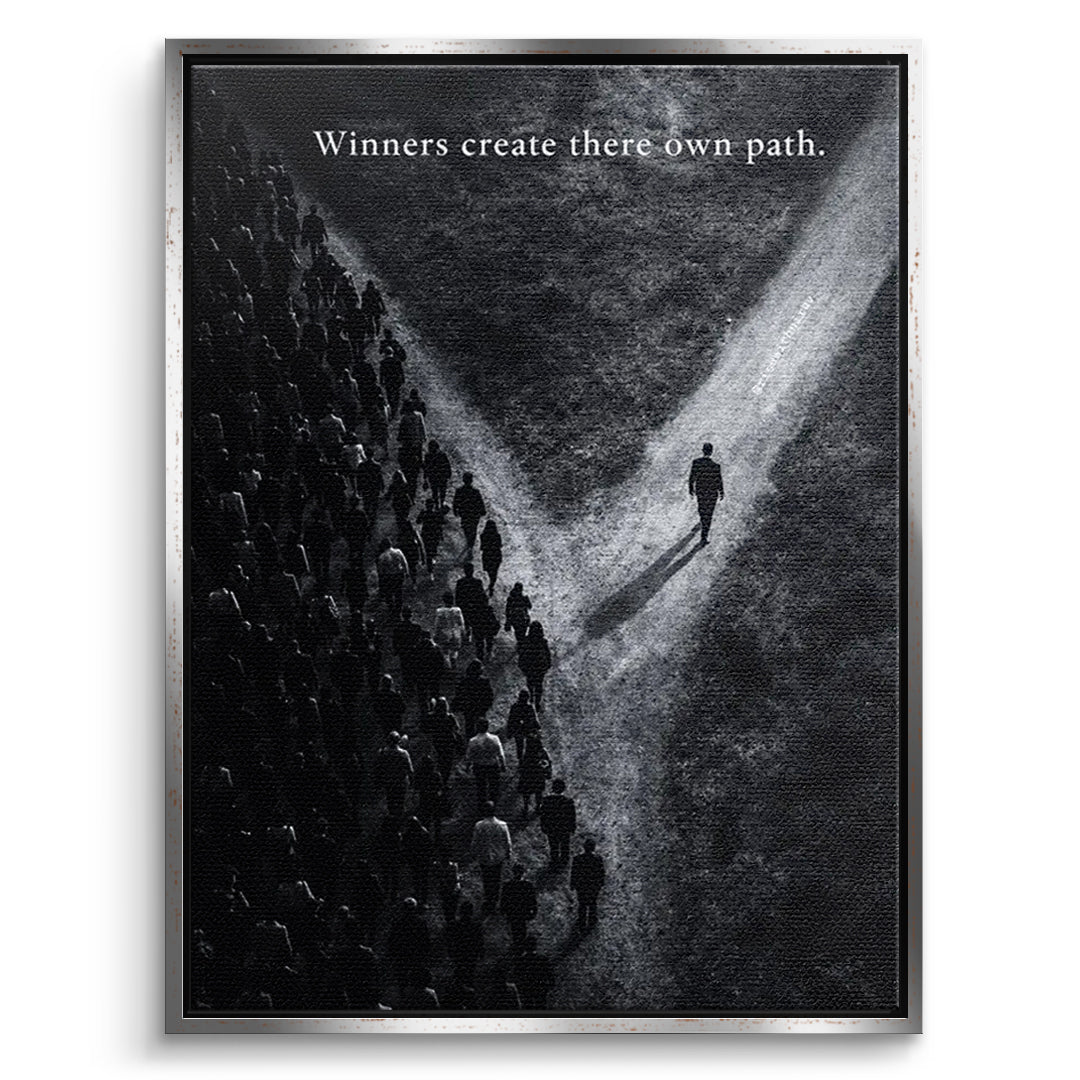 Winners Path Leinwand front_sf