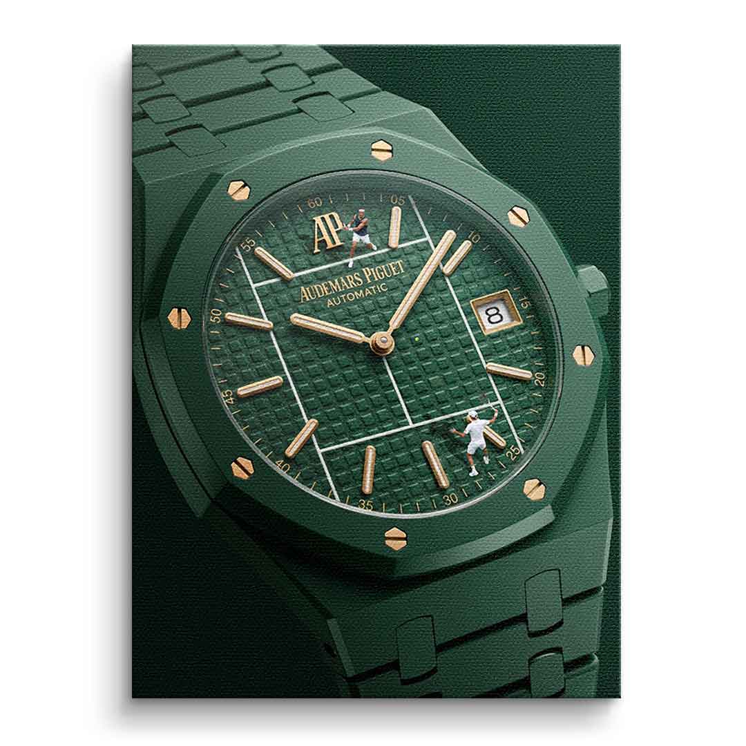 Luxury Timepiece – Tennis Leinwandbild ohne Rahmen
