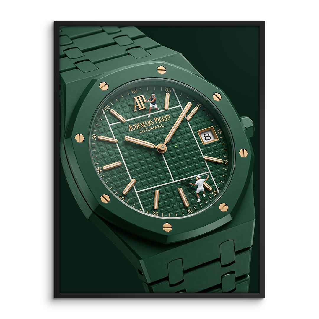 Luxury Timepiece – Tennis Poster gerahmt