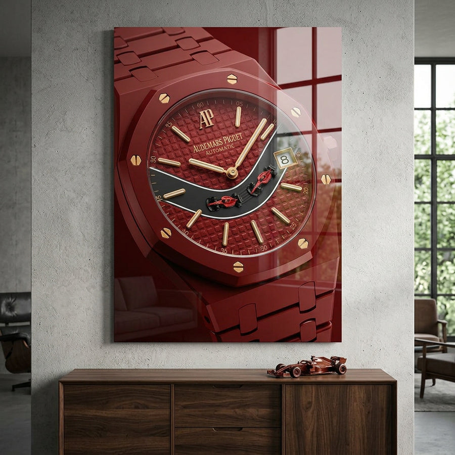 Luxury Timepiece Formula 1 Acrylglasbild Raumansicht