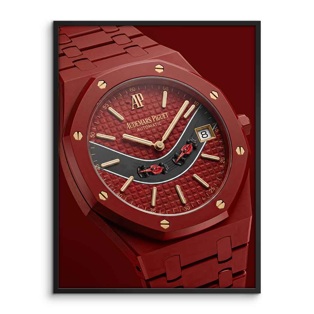 Luxury Timepiece Formula 1 Poster gerahmt