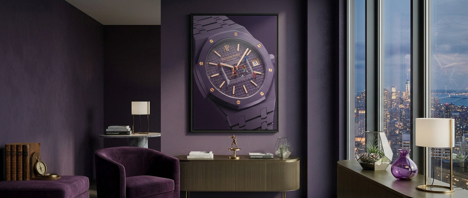 Luxury Timepiece – Boxing Leinwandbild Banner