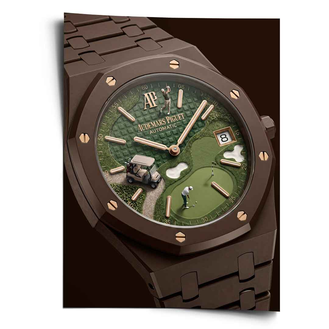 Luxury Timepiece – Golf Poster