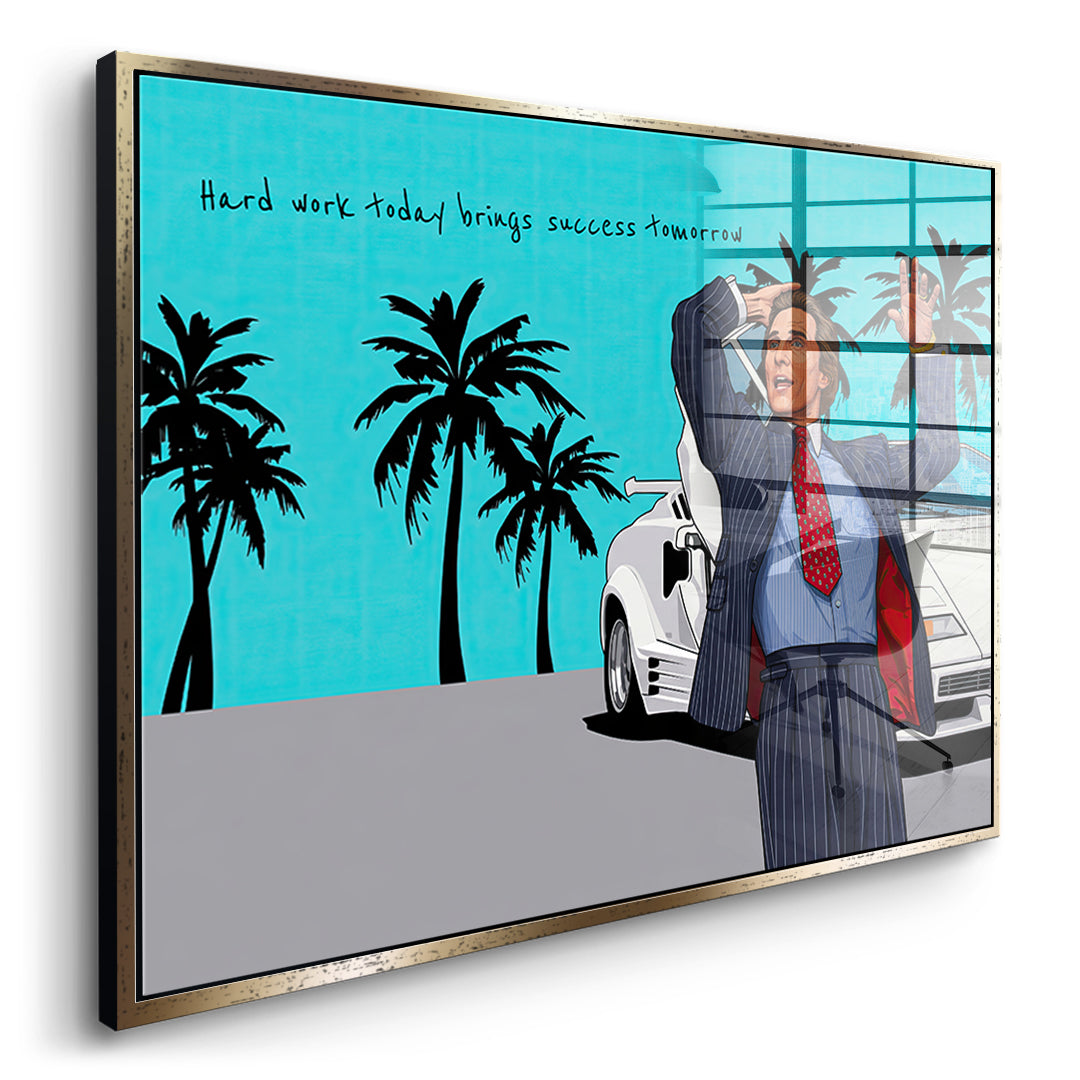 side gold frame