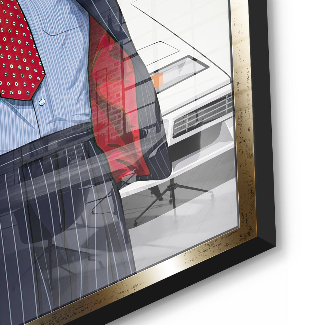 detail gold frame